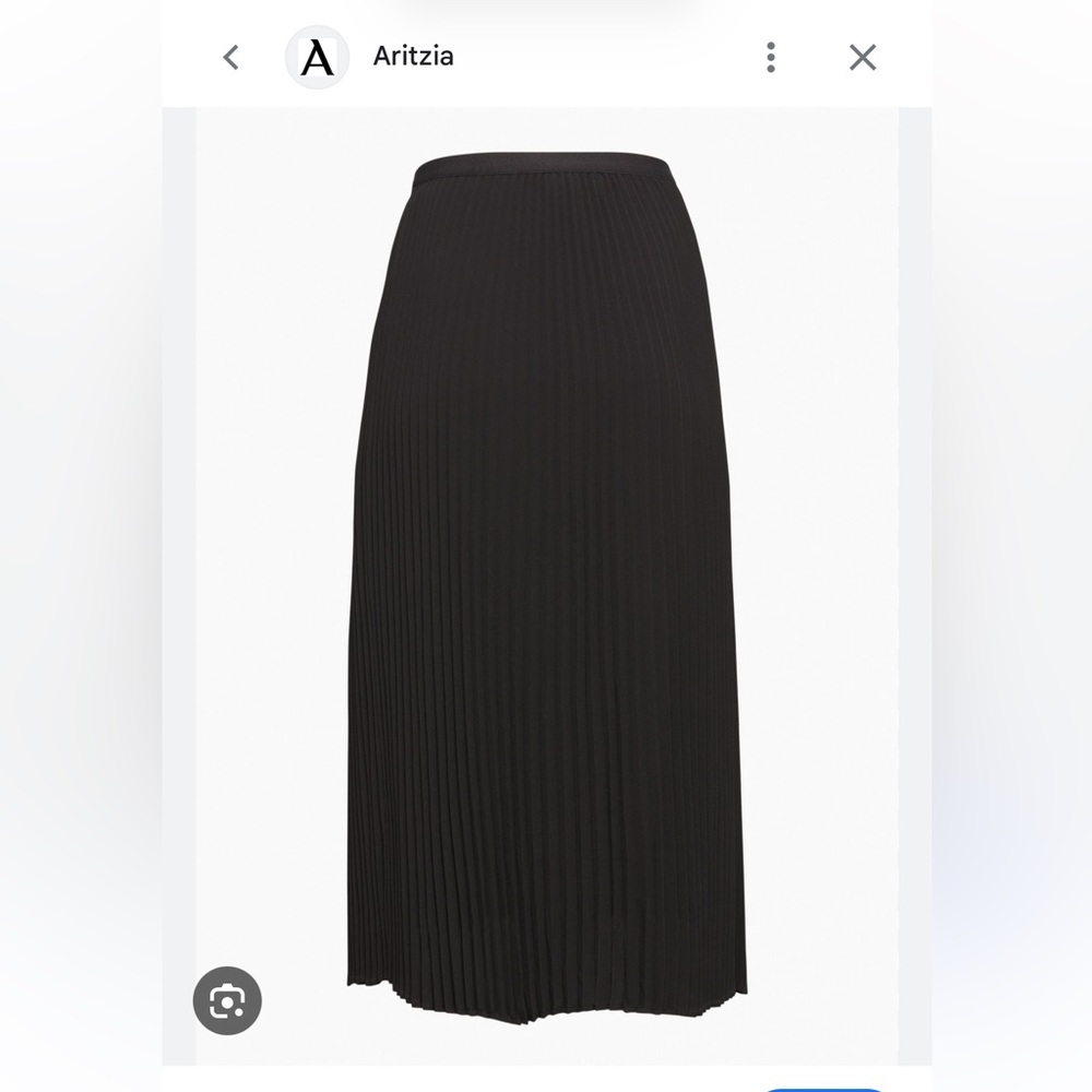 Aritzia pleated skirts bundle (black and mauve) - Picture 4 of 4